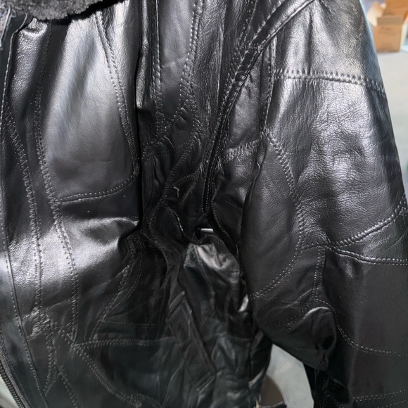Mens M Collection Genuine Lamb Leather Jacket New - Picture 5 of 12
